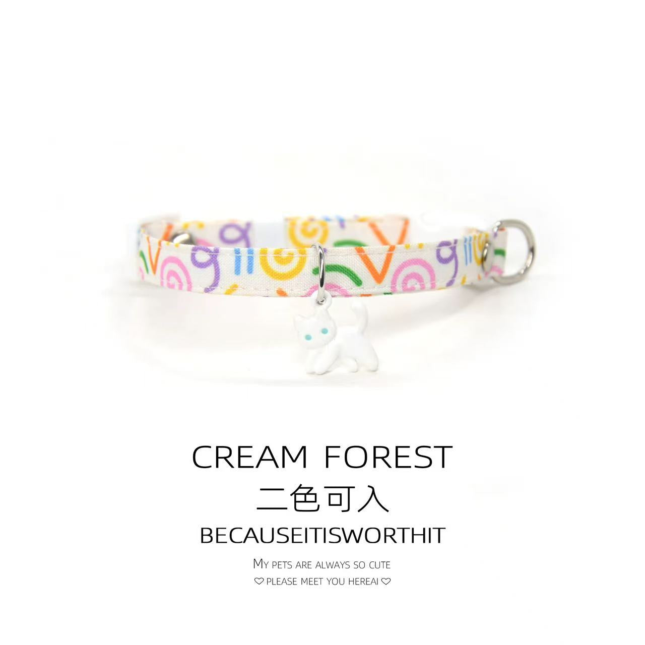 Street Art Pet Collar – Reflective, Soft Nylon, Graffiti Print