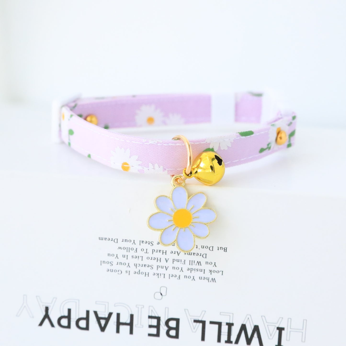 Colorful Flower Pet Collar – Lightweight & Comfortable for Daily Wear