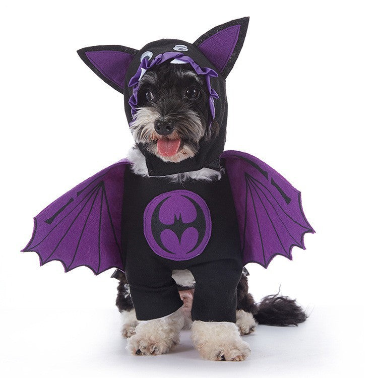 Halloween Black Flying Demon Pet Costume – Dark & Daring Style for Your Pet