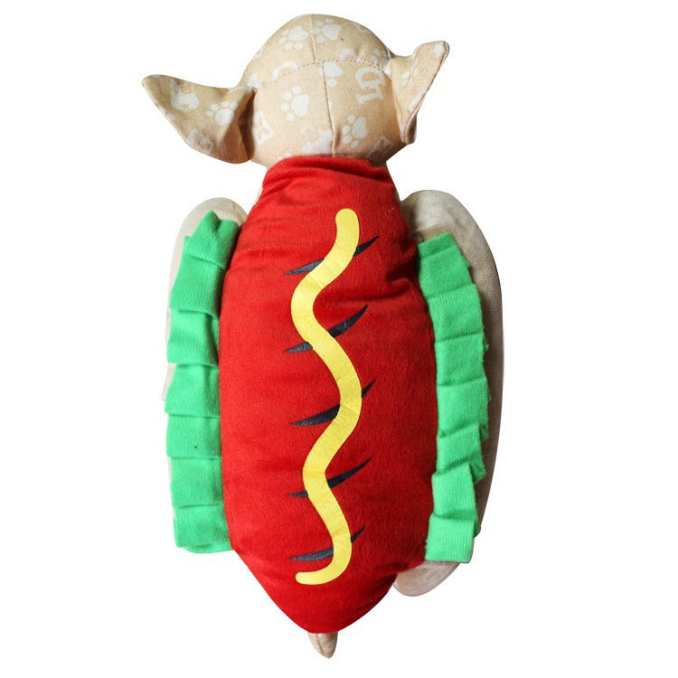 Hot Dog Pet Costume – Funny Outfit for Dogs & Cats | Adjustable & Comfortable