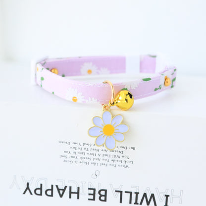 Colorful Flower Pet Collar – Lightweight & Comfortable for Daily Wear