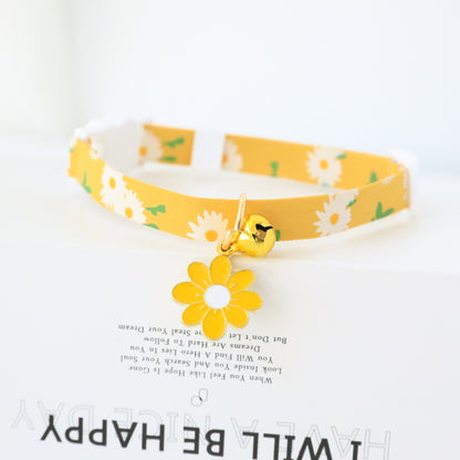 Colorful Flower Pet Collar – Lightweight & Comfortable for Daily Wear