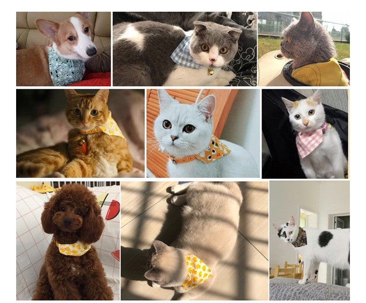 Fashion Pet Triangle Bib – Washable Collar for Puppies & Kittens