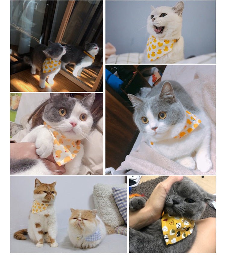 Fashion Pet Triangle Bib – Washable Collar for Puppies & Kittens